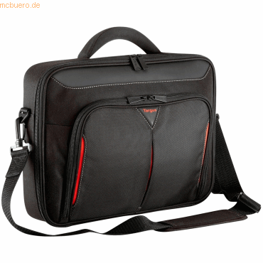 Targus Targus Classic+ Clamshell Laptop Tasche (bis 14-) schwarz/rot von Targus