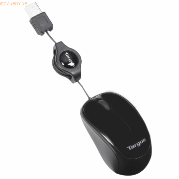 Targus Targus Compact Blue Trace Mouse schwarz von Targus