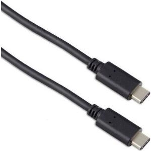 Targus - USB-Kabel - 24 pin USB-C (M) zu 24 pin USB-C (M) - USB 3.1 Gen 2 - 5 A - 1 m - umkehrbarer C-Stecker, 4K Unterstützung - Schwarz von Targus
