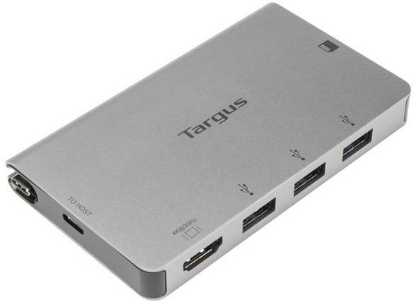 USB-C > HDMI/3xUSB/Reader Hub silber von Targus