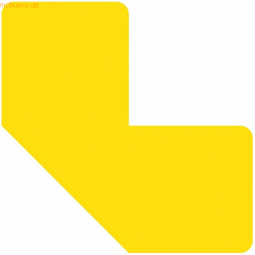 Tarifold Pro Fußbodensymbol 'L' 10x10cm gelb von Tarifold Pro
