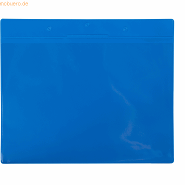 Tarifold Pro Kennzeichnungshülle A4 quer blau PVC VE=10 Stück von Tarifold Pro