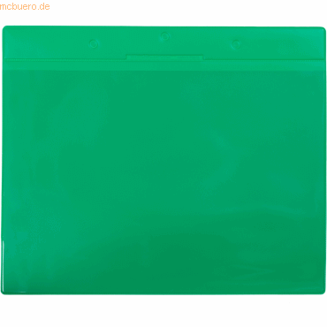 Tarifold Pro Kennzeichnungshülle A4 quer grün PVC VE=10 Stück von Tarifold Pro