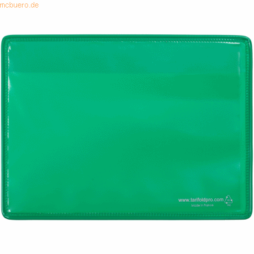 Tarifold Pro Kennzeichnungshülle A4 quer grün magnetisch PVC mit Halte von Tarifold Pro