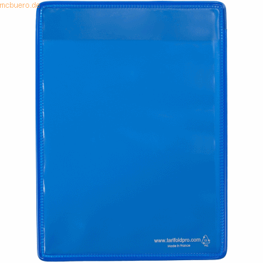 Tarifold Pro Kennzeichnungshülle A5 blau magnetisch PVC mit Haltedraht von Tarifold Pro