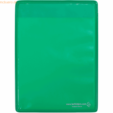 Tarifold Pro Kennzeichnungshülle A5 grün magnetisch PVC mit Haltedraht von Tarifold Pro