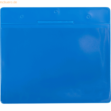 Tarifold Pro Kennzeichnungshülle A5 quer blau magnetisch PVC VE=10 Stü von Tarifold Pro