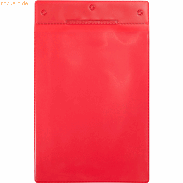 Tarifold Pro Kennzeichnungshülle A5 rot PVC VE=10 Stück von Tarifold Pro