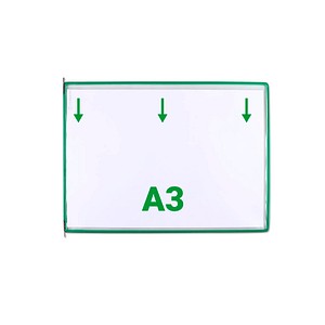 10 tarifold Sichttafeln DIN A3 quer grün, Öffnung oben 10 tarifold Sichttafeln DIN A3 quer grün, Öffnung oben von Tarifold
