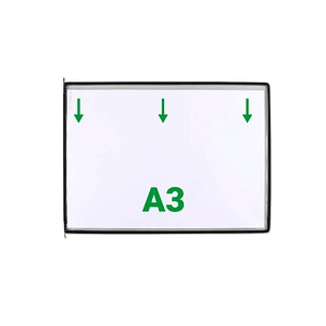 10 tarifold Sichttafeln DIN A3 quer schwarz, Öffnung oben 10 tarifold Sichttafeln DIN A3 quer schwarz, Öffnung oben von Tarifold