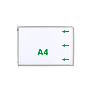 20 tarifold Sichttafeln mit 5 Aufsteckreitern DIN A4 quer grau, Öffnung seitlich 20 tarifold Sichttafeln mit 5 Aufsteckreitern DIN A4 quer grau, Öffnung seitlich von Tarifold
