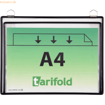Tarifold Ablagehängetafeln 32x24cm schwarz VE=5 Stück von Tarifold
