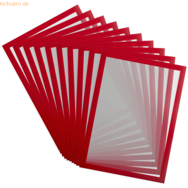 Tarifold Info-Rahmen Magneto Solo Pro 230x317mm VE=10 Stück rot von Tarifold