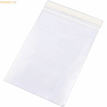 Tarifold Kennzeichnungshülle A4 hoch PVC selbstklebend transparent VE= von Tarifold