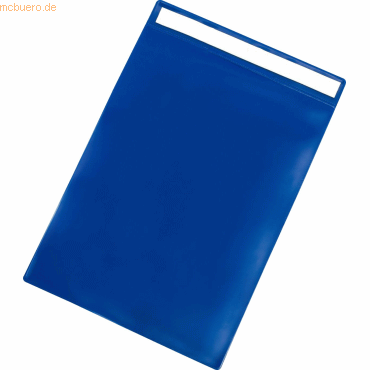 Tarifold Kennzeichnungshülle A5 hoch PVC selbstklebend blau VE=10 Stüc von Tarifold