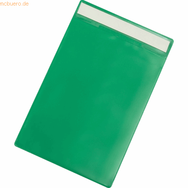 Tarifold Kennzeichnungshülle A5 hoch PVC selbstklebend grün VE=10 Stüc von Tarifold