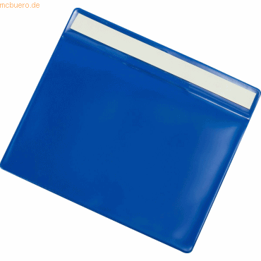 Tarifold Kennzeichnungshülle A5 quer PVC selbstklebend blau VE=10 Stüc von Tarifold