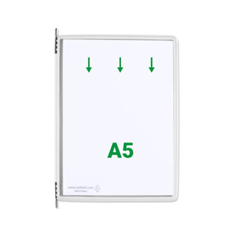 djois by tarifold Drehzapfentafel, DIN A5, weiß von Tarifold