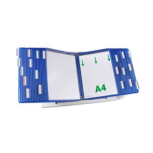 tarifold Sichttafelsystem 434401 DIN A4 blau mit 40 St. Sichttafeln von Tarifold