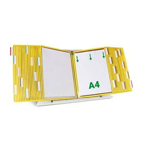 tarifold Sichttafelsystem 434404 DIN A4 gelb mit 40 St. Sichttafeln von Tarifold
