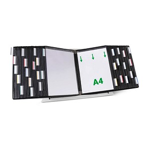 tarifold Sichttafelsystem 434507 DIN A4 schwarz mit 50 St. Sichttafeln von Tarifold