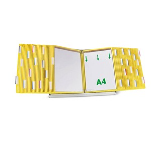 tarifold Sichttafelsystem 434604 DIN A4 gelb mit 60 St. Sichttafeln von Tarifold