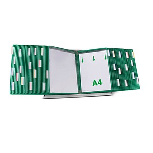 tarifold Sichttafelsystem 434605 DIN A4 grün mit 60 St. Sichttafeln von Tarifold