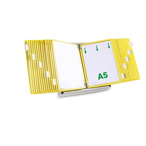tarifold Sichttafelsystem 435304 DIN A5 gelb mit 30 St. Sichttafeln von Tarifold