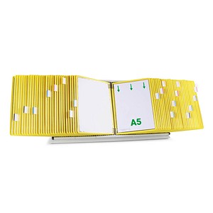 tarifold Sichttafelsystem 435604 DIN A5 gelb mit 60 St. Sichttafeln von Tarifold
