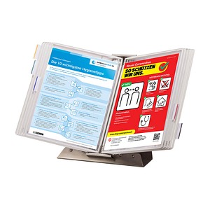 tarifold Sichttafelsystem Sterifold 434802 DIN A4 weiß mit 10 St. Sichttafeln von Tarifold