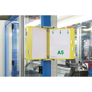 tarifold Wand-Sichttafelsystem 415104 DIN A5 gelb mit 10 St. Sichttafeln tarifold Wand-Sichttafelsystem 415104 DIN A5 gelb mit 10 St. Sichttafeln von Tarifold