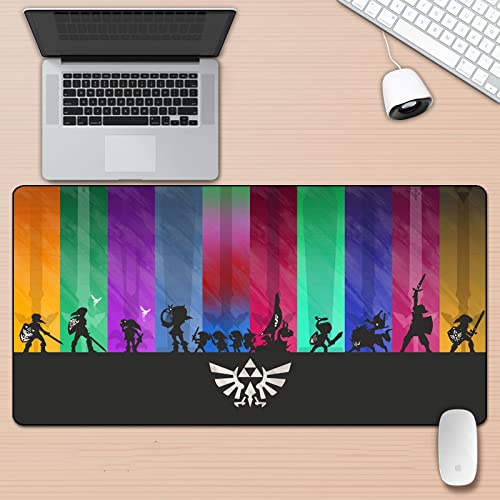 Legend of Zelda 700X300Mm Mauspad, Erweiterter, XXL Großer, Professioneller Gaming-Mauspad Mit 3 Mm Starker Unterseite, Für Notebooks, Pc,A,700X300X3mm Legend of Zelda 700X300Mm Mauspad, Erweiterter, XXL Großer, Professioneller Gaming-Mauspad Mit 3 Mm Starker Unterseite, Für Notebooks, Pc,A,700X300X3mm von Tarjerk