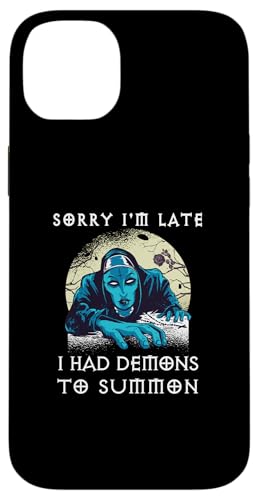 DEMONS MOON ROSE Witchcraft Hexe Zubehör Witch Okkult Gothic Hülle für iPhone 14 Plus von Tarot Astrologie Psychologie Zubehör set Geschenke