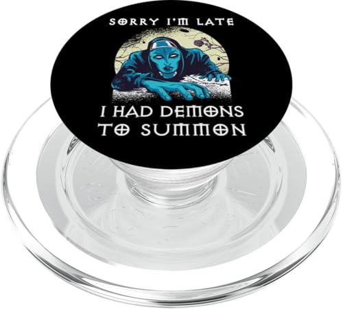 DEMONS MOON ROSE Witchcraft Hexe Zubehör Witch Okkult Gothic PopSockets PopGrip für MagSafe von Tarot Astrologie Psychologie Zubehör set Geschenke