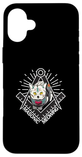 Masonic Meowing Katze Freimaurer Templer Esoterik spiritual Hülle für iPhone 16 Plus Masonic Meowing Katze Freimaurer Templer Esoterik spiritual Hülle für iPhone 16 Plus von Tarot Astrologie Psychologie Zubehör set Geschenke