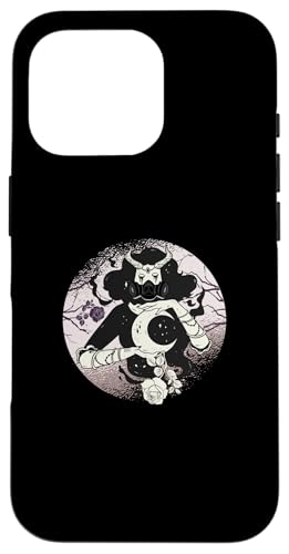 Occult Moon Rose Okkult Cyber Gothic Hülle für iPhone 16 Pro Occult Moon Rose Okkult Cyber Gothic Hülle für iPhone 16 Pro von Tarot Astrologie Psychologie Zubehör set Geschenke