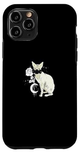 Occult Moon Rose sphynx Katze Okkult Cyber Gothic Hülle für iPhone 11 Pro Occult Moon Rose sphynx Katze Okkult Cyber Gothic Hülle für iPhone 11 Pro von Tarot Astrologie Psychologie Zubehör set Geschenke