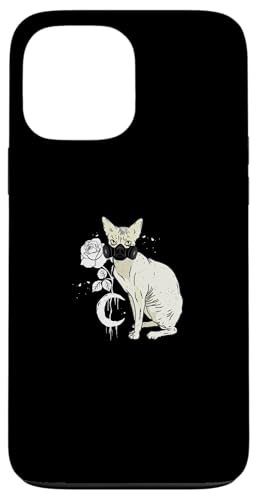 Occult Moon Rose sphynx Katze Okkult Cyber Gothic Hülle für iPhone 13 Pro Max Occult Moon Rose sphynx Katze Okkult Cyber Gothic Hülle für iPhone 13 Pro Max von Tarot Astrologie Psychologie Zubehör set Geschenke
