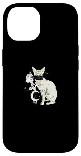 Occult Moon Rose sphynx Katze Okkult Cyber Gothic Hülle für iPhone 14 Occult Moon Rose sphynx Katze Okkult Cyber Gothic Hülle für iPhone 14 von Tarot Astrologie Psychologie Zubehör set Geschenke