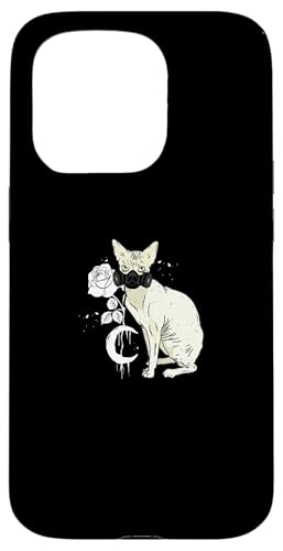 Occult Moon Rose sphynx Katze Okkult Cyber Gothic Hülle für iPhone 15 Pro Occult Moon Rose sphynx Katze Okkult Cyber Gothic Hülle für iPhone 15 Pro von Tarot Astrologie Psychologie Zubehör set Geschenke