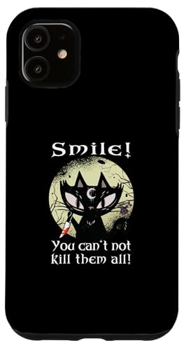 Occult Witchcraft Hexe Moon Rose lächle Katze Okkult Gothic Hülle für iPhone 11 Occult Witchcraft Hexe Moon Rose lächle Katze Okkult Gothic Hülle für iPhone 11 von Tarot Astrologie Psychologie Zubehör set Geschenke
