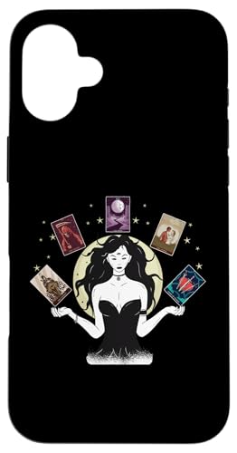 Tarot Karten Frau Occult Card Mystic Esoterik witchcraft fun Hülle für iPhone 16 Plus Tarot Karten Frau Occult Card Mystic Esoterik witchcraft fun Hülle für iPhone 16 Plus von Tarot Astrologie Psychologie Zubehör set Geschenke