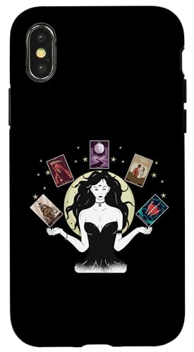 Tarot Karten Frau Occult Card Mystic Esoterik witchcraft fun Hülle für iPhone X/XS Tarot Karten Frau Occult Card Mystic Esoterik witchcraft fun Hülle für iPhone X/XS von Tarot Astrologie Psychologie Zubehör set Geschenke