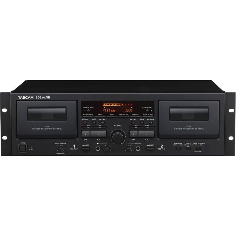 Tascam 202 MKVII Dual Cassette Recorder/Player von Tascam