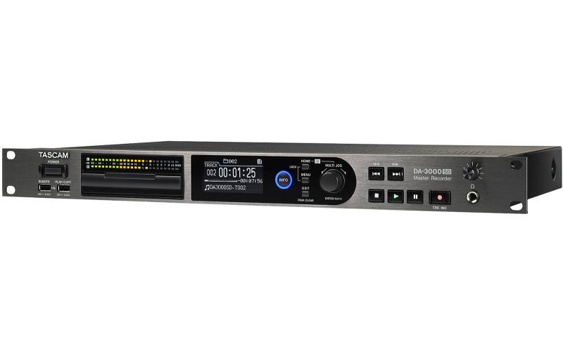 Tascam DA-3000SD - Hochauflösender PCM/DSD-Stereorecorder und A/D- / D/A-Wandler von Tascam