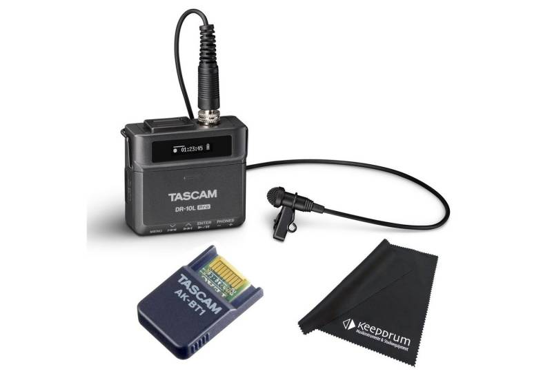 Tascam Tascam DR-10L Pro Lavalier-Recorder mit Adapter Digitales Aufnahmegerät (Recorder) von Tascam
