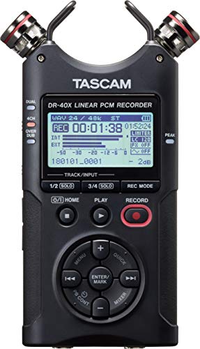 Tascam DR-40X Tragbarer Vierspur-Audiorecorder und USB-Interface von Tascam