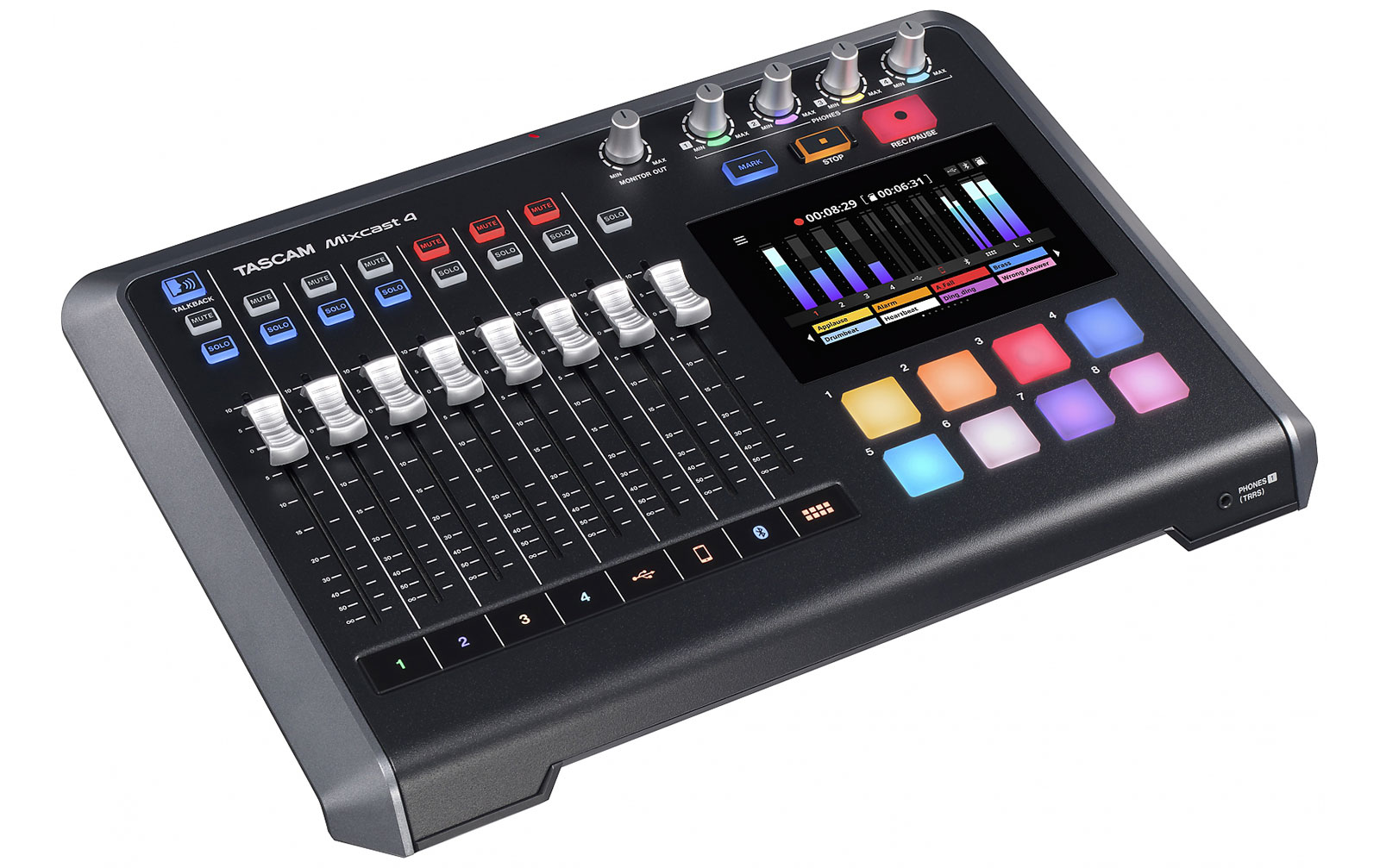 Tascam Mixcast 4 Podcast Aufnahmemischpult Tascam Mixcast 4 Podcast Aufnahmemischpult von Tascam
