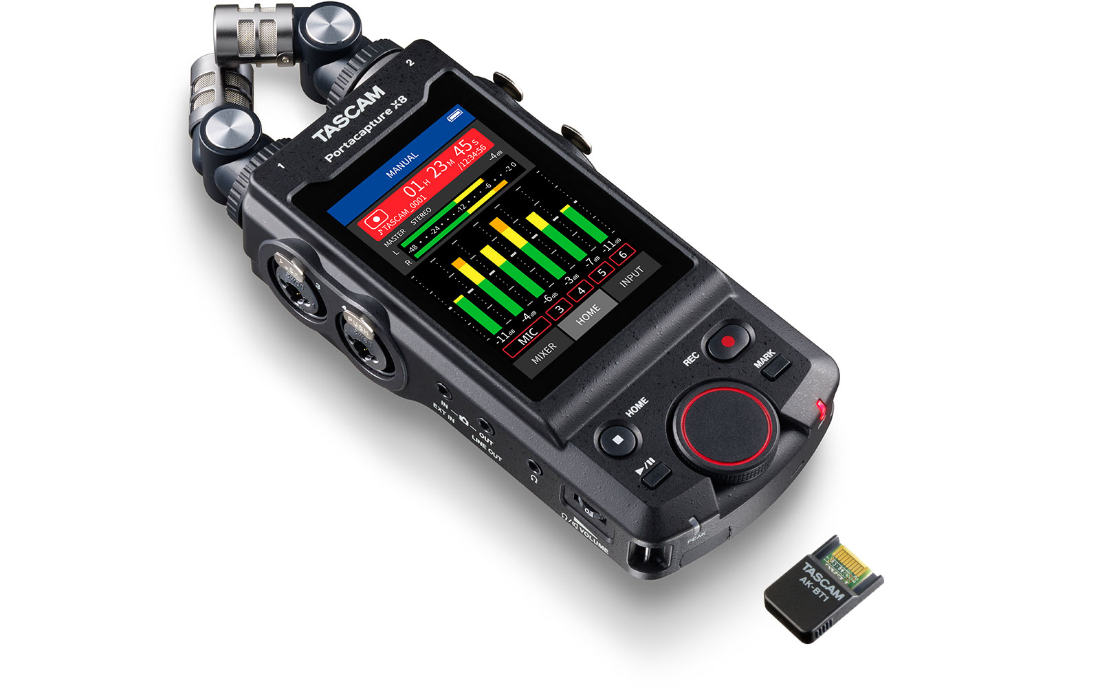 Tascam Portacapture X8 - AK-BT1 Bluetooth Bundle Tascam Portacapture X8 - AK-BT1 Bluetooth Bundle von Tascam