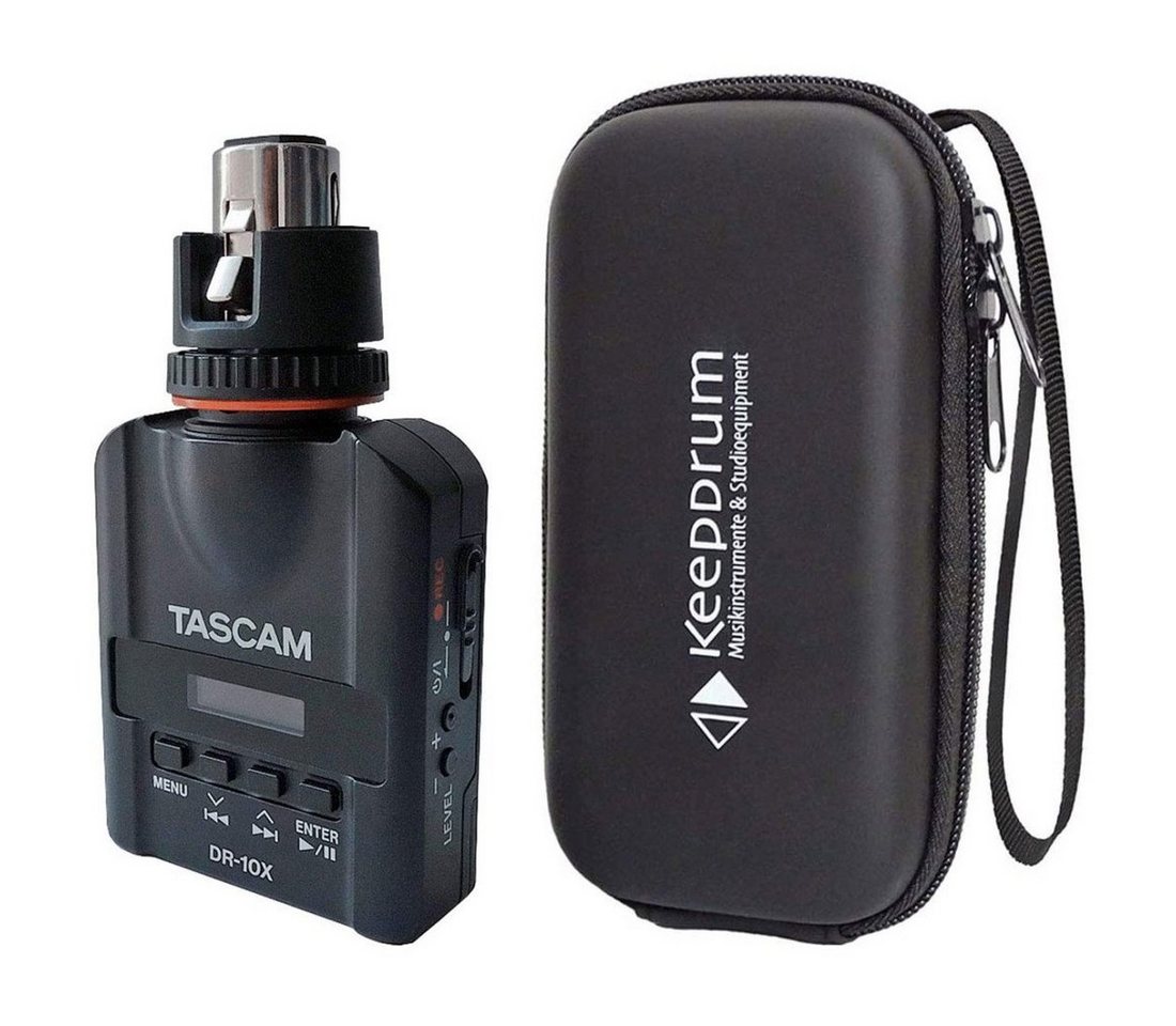Tascam Tascam DR-10X Audio-Recorder mit Soft-Case Digitales Aufnahmegerät von Tascam